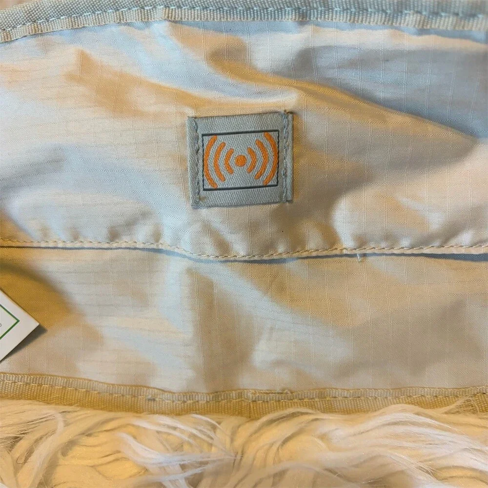 Smooth Trip RFID Blocking Waist Money Belt Hidden Travel Pouch Beige
